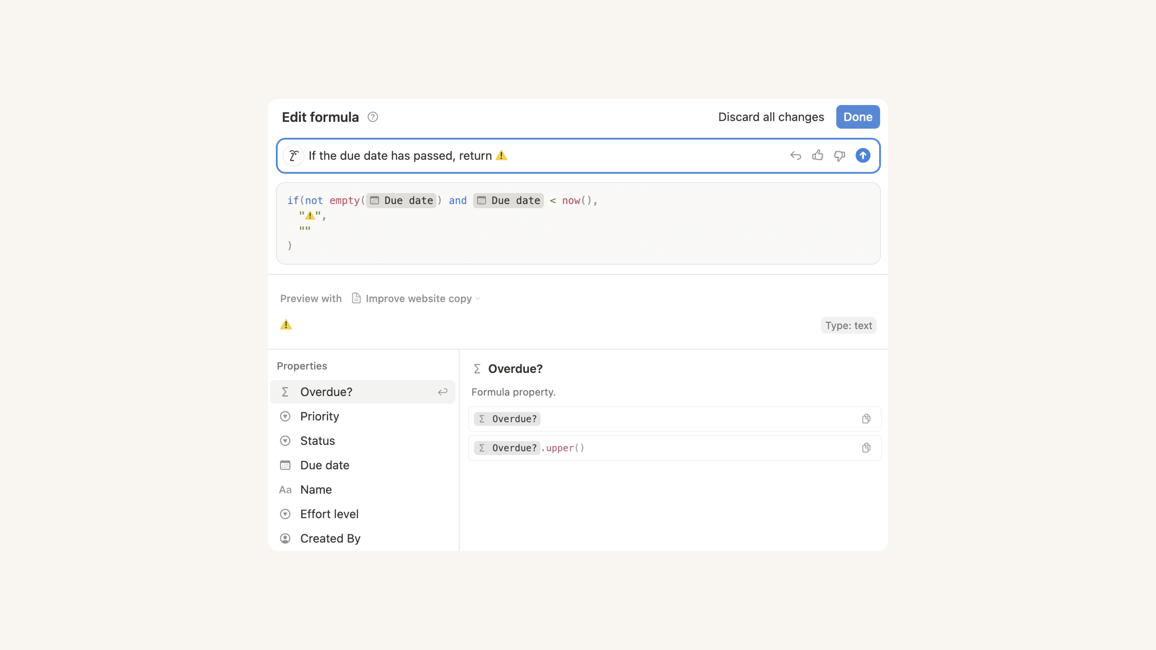 Formulas functions hero