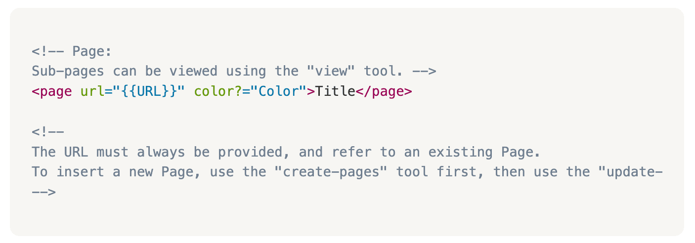 Notion-flavored Markdown: