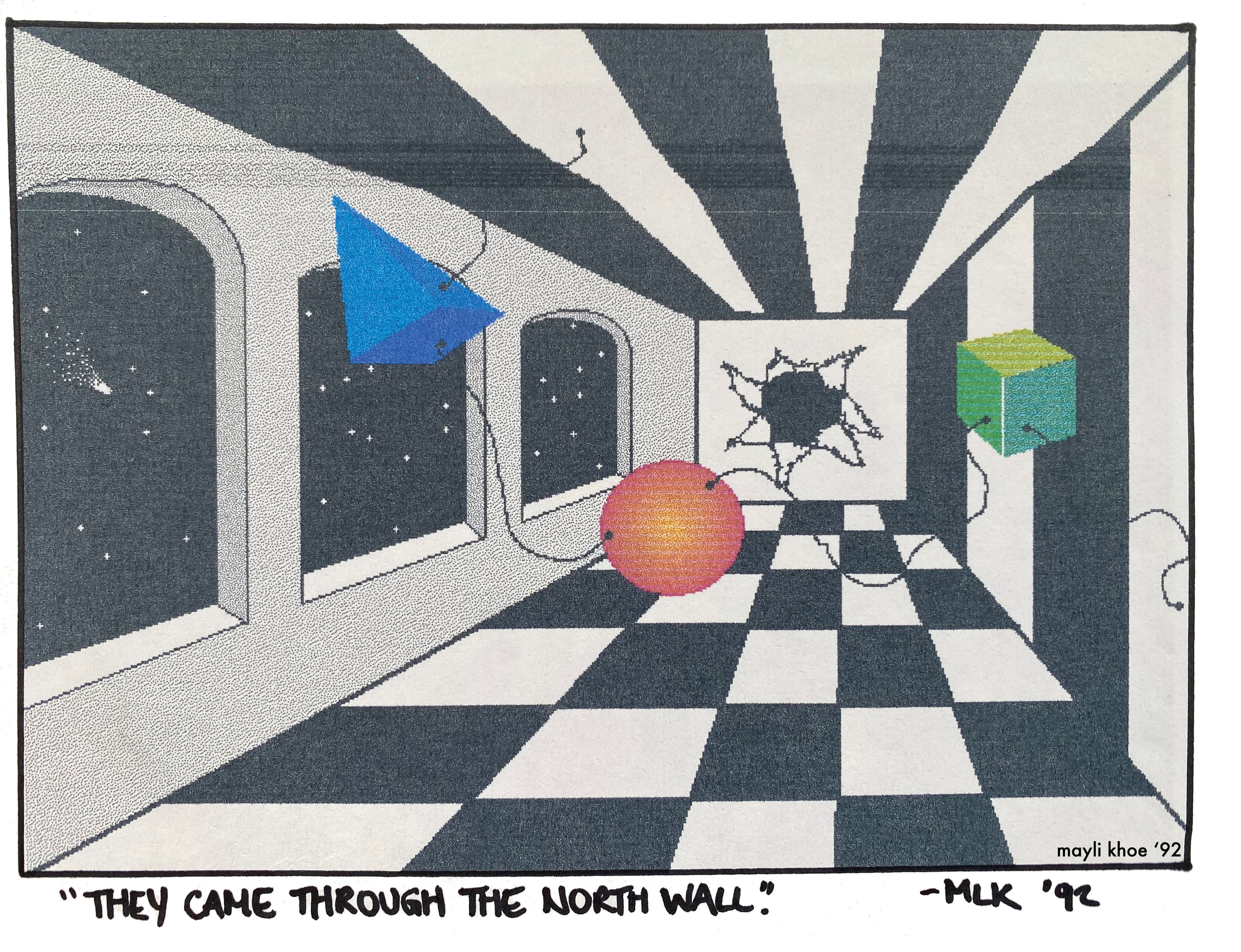 More of May-Li’s early digital art, 1992. Image from May-Li Khoe.