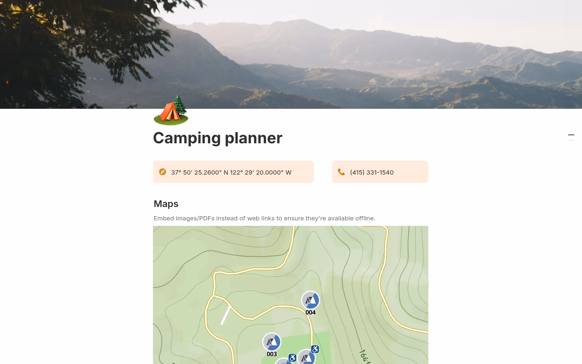 Screenshot of Your digital detox playground collection by Notion