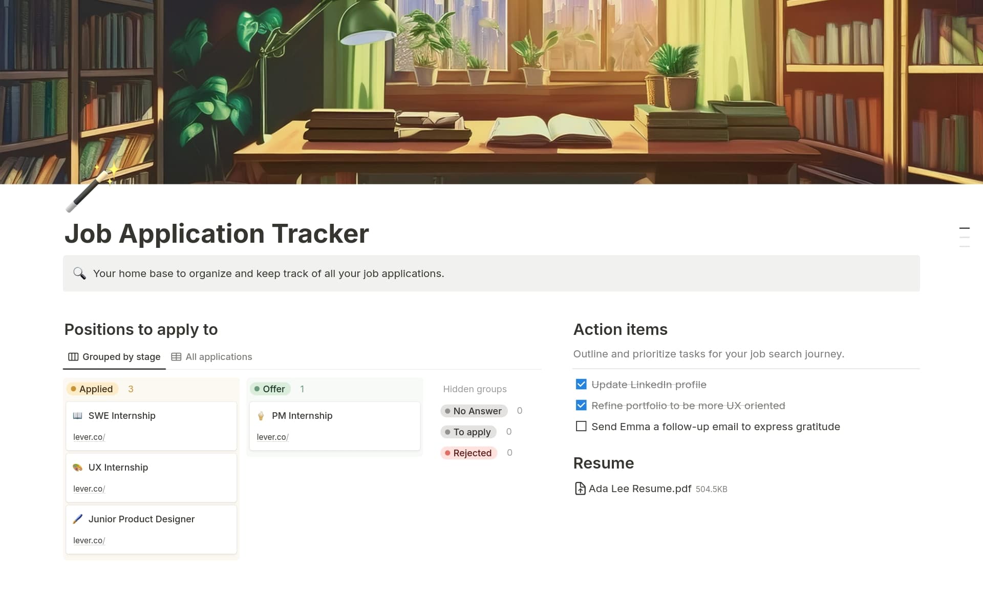 Kokoelman templates-for-student-job-hunting kuva